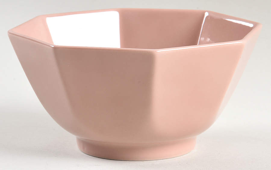Total Color Dusty Rose (Octagonal) 5" Octagonal Vegetable Bowl by Fitz & Floyd-1