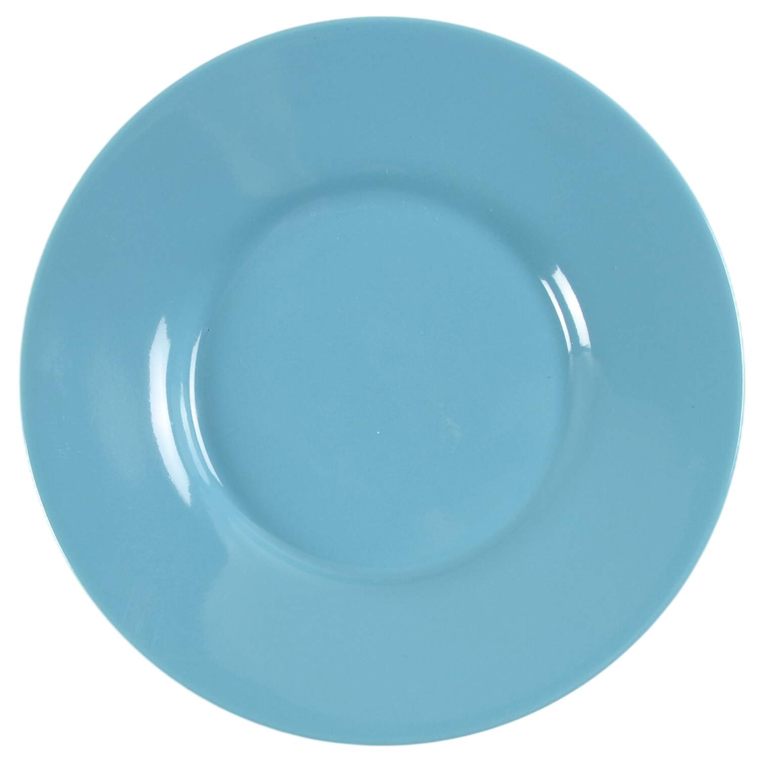 Total Color Spectrum Aqua (Round) Saucer by Fitz & Floyd-1