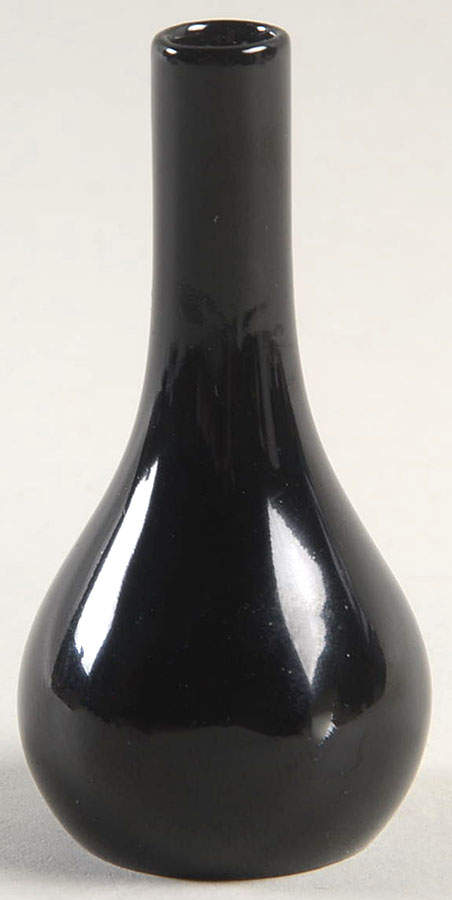 Total Color Spectrum Black (Round) 2" Mini Bud Vase by Fitz and Floyd-1