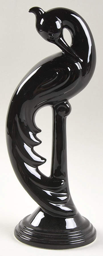 Total Color Spectrum Black (Round) Bird Figurine by Fitz and Floyd-1
