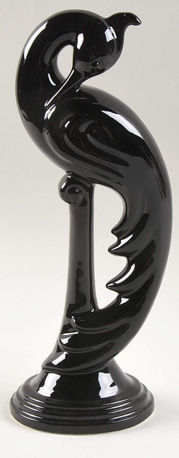 Total Color Spectrum Black (Round) Bird Figurine by Fitz and Floyd-1