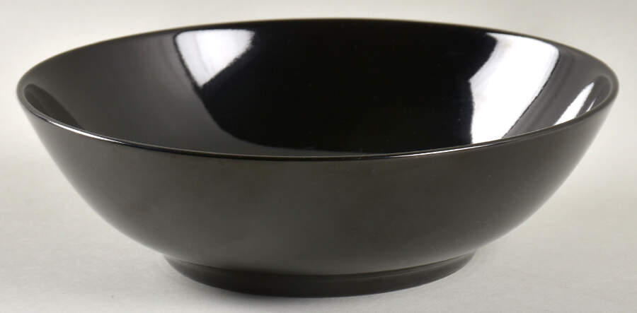 Total Color Spectrum Black (Round) Coupe Cereal Bowl by Fitz and Floyd-1