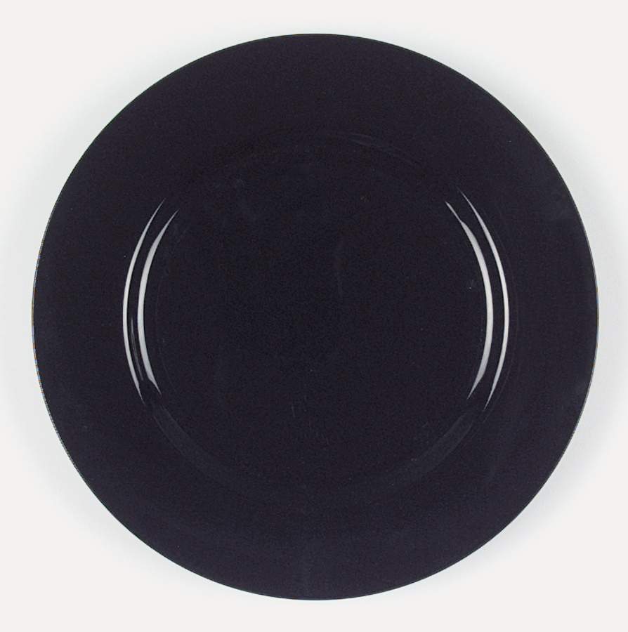 Total Color Spectrum Black (Round) Salad Plate by Fitz and Floyd-1