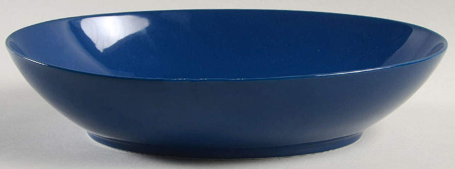 Total Color Spectrum Cobalt Blue (Round) 10" Oval Vegetable Bowl by Fitz & Floyd-1