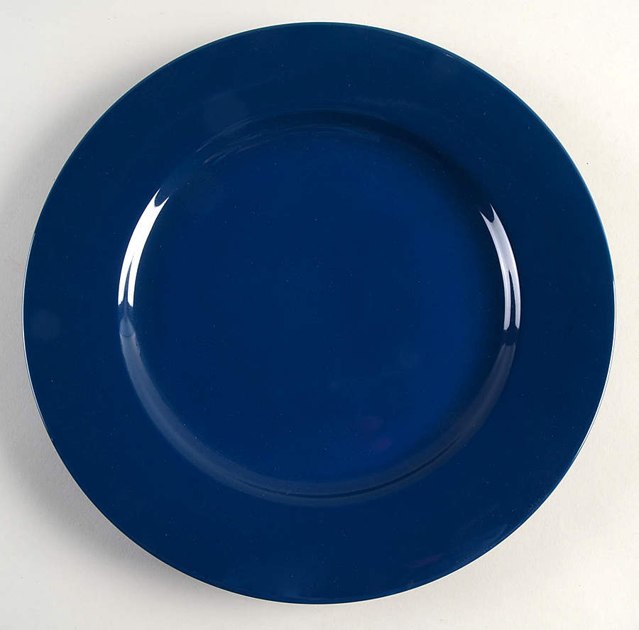 Total Color Spectrum Cobalt Blue (Round) Service Plate (Charger) by Fitz & Floyd-1