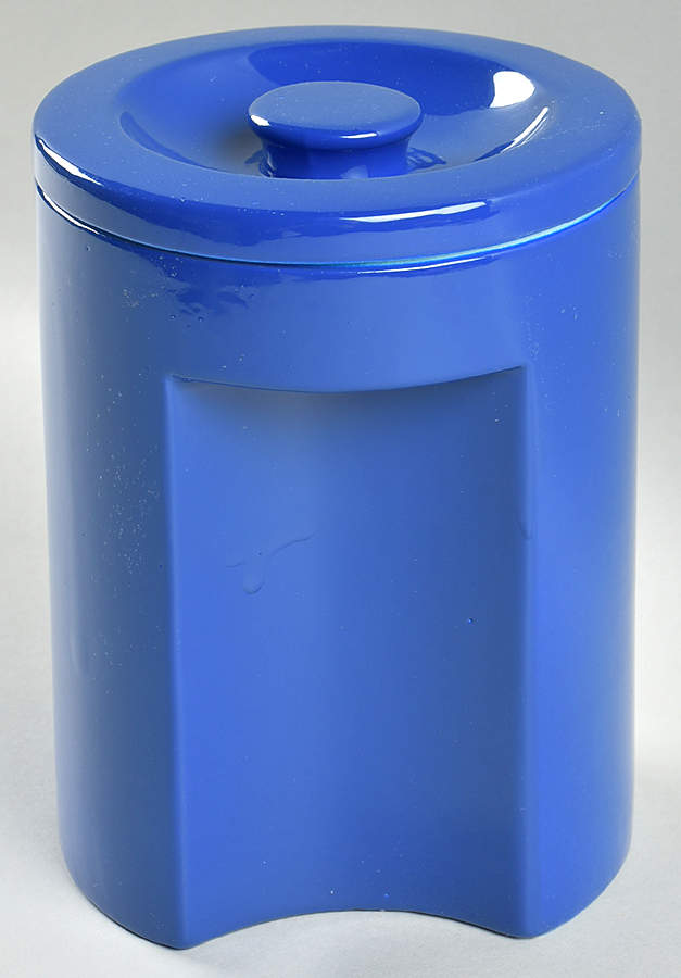 Total Color Spectrum Cobalt Blue (Round) Large Canister & Lid by Fitz & Floyd-1