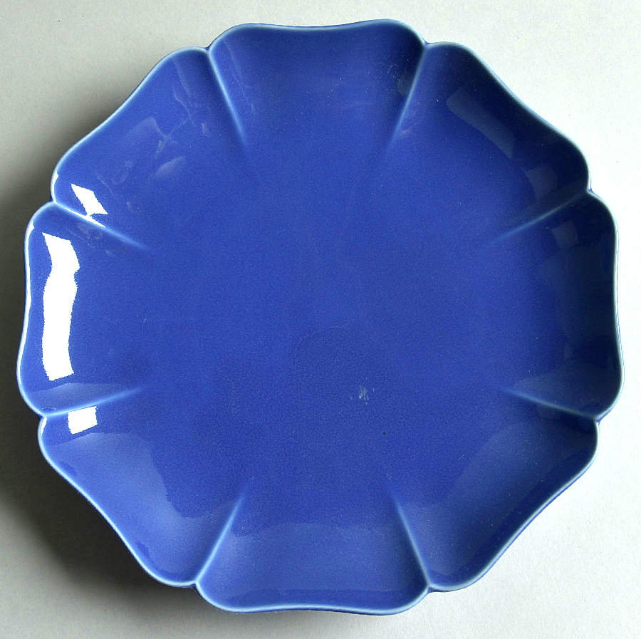 Total Color Spectrum Lavender (Round) Scalloped Luncheon Plate by Fitz and Floyd-1