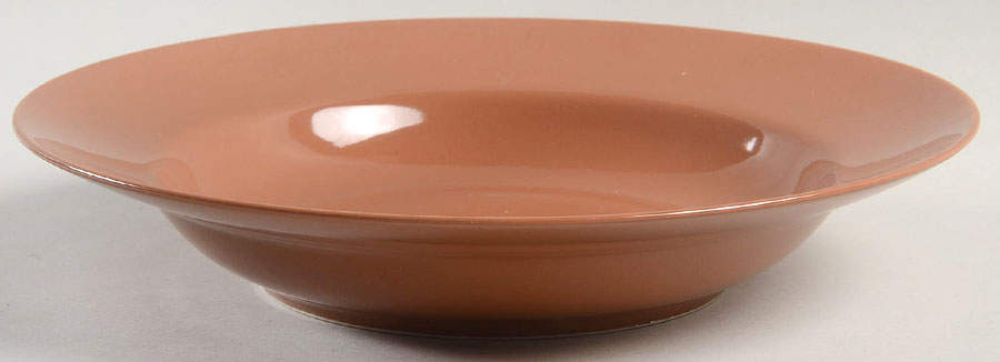 Total Color Spectrum Sandalwood (Round) Large Rim Soup Bowl by Fitz & Floyd-1