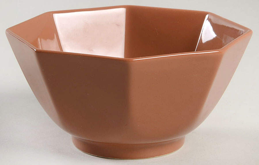 Total Color Spectrum Sandalwood (Round) 5" Octagonal Vegetable Bowl by Fitz & Floyd-1