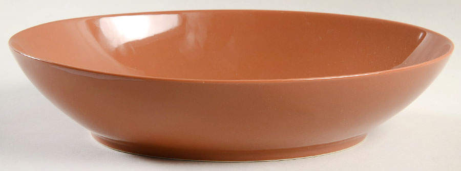 Total Color Spectrum Sandalwood (Round) 10" Oval Vegetable Bowl by Fitz & Floyd-1