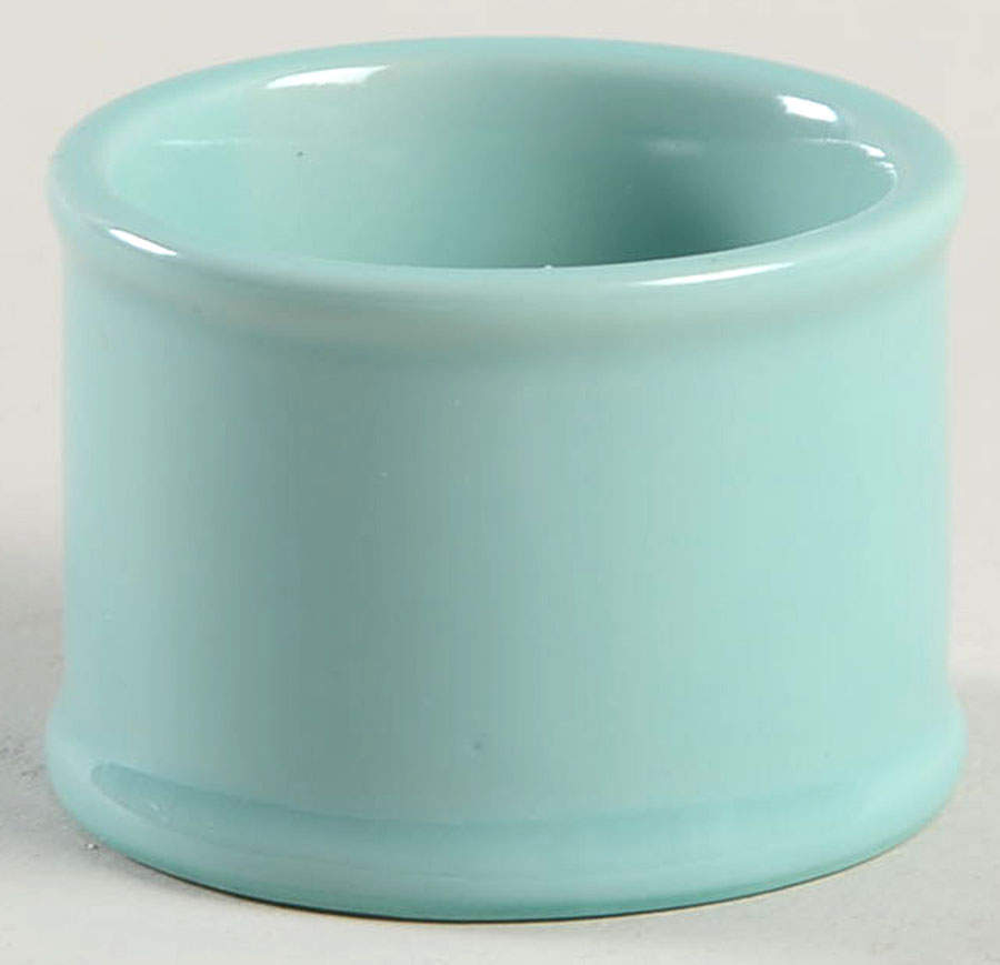 Total Color Spectrum Turquoise (Round) Napkin Ring by Fitz & Floyd-1