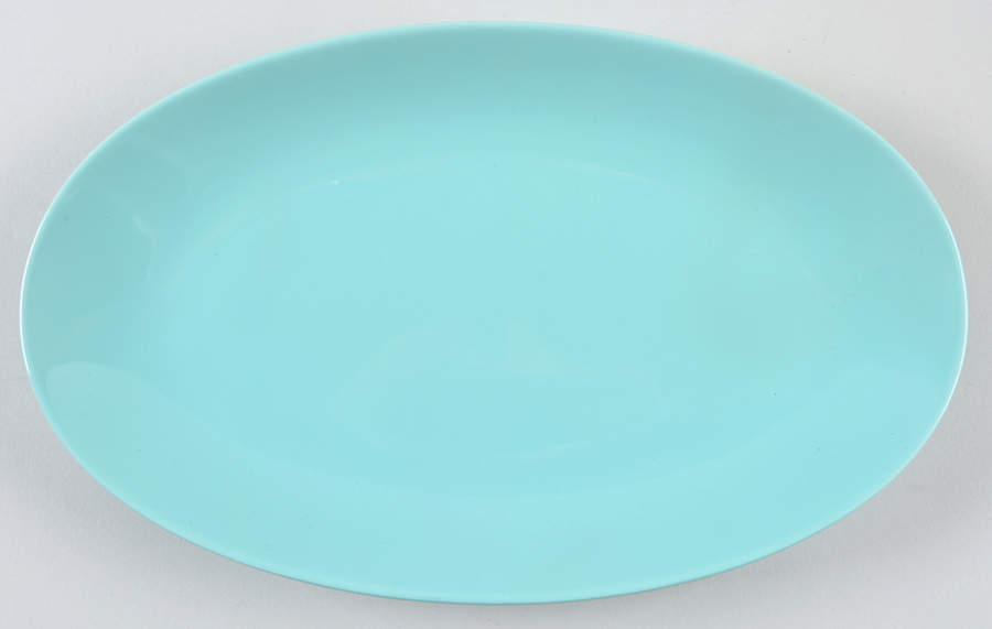 Total Color Spectrum Turquoise (Round) Relish/Gravy Underplate by Fitz & Floyd-1