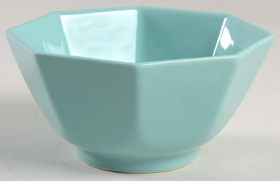 Total Color Spectrum Turquoise (Round) 5" Octagonal Vegetable Bowl by Fitz & Floyd-1