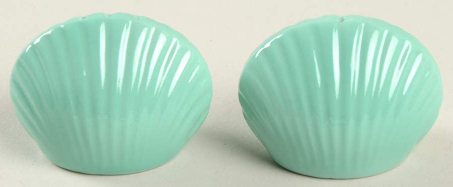 Total Color Spectrum Turquoise (Round) Individual Salt & Pepper Set by Fitz & Floyd-1