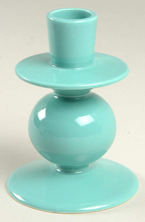 Total Color Spectrum Turquoise (Round) Small Candlestick by Fitz & Floyd-1