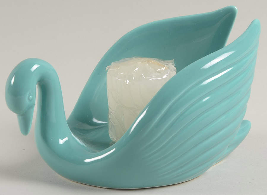 Total Color Spectrum Turquoise (Round) Figural Votive Candleholder by Fitz & Floyd-1