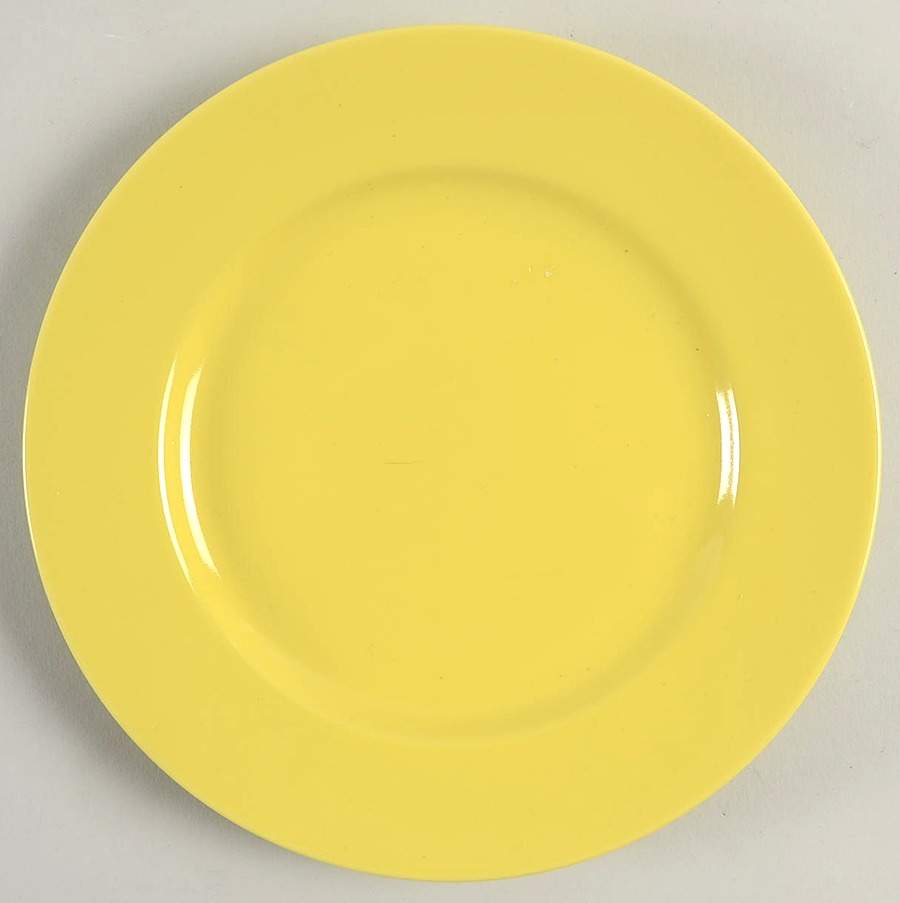 Total Color Spectrum Yellow (Round) Salad Plate by Fitz & Floyd-1