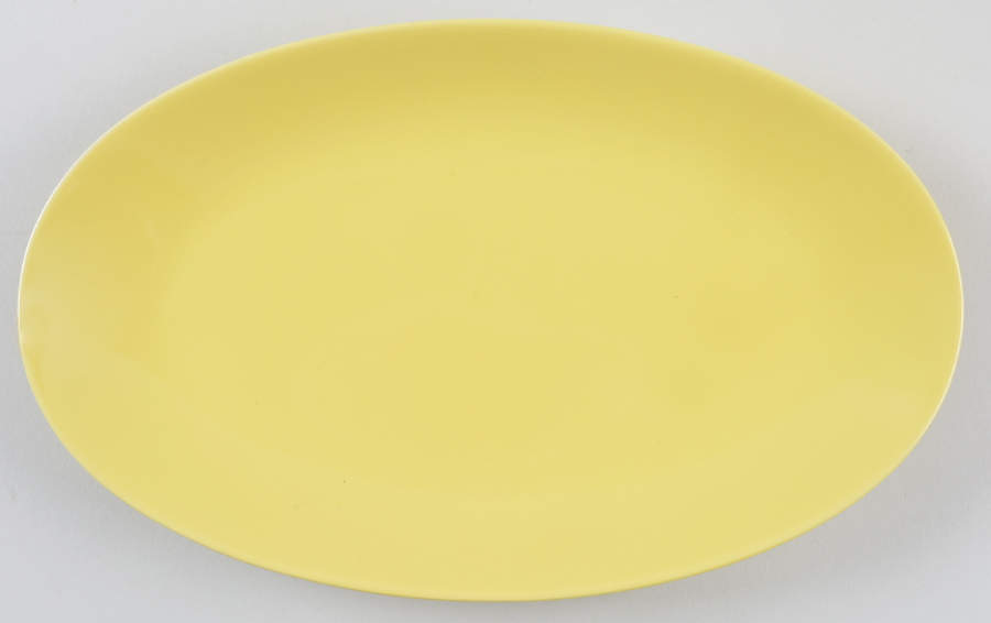 Total Color Spectrum Yellow (Round) Relish/Gravy Underplate by Fitz & Floyd-1