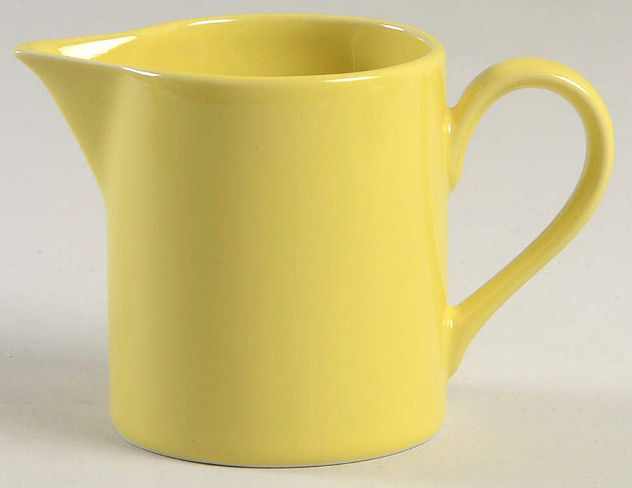 Total Color Spectrum Yellow (Round) Creamer by Fitz & Floyd-1