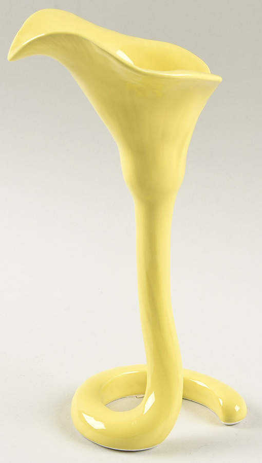 Total Color Spectrum Yellow (Round) Figural Candlestick by Fitz & Floyd-1