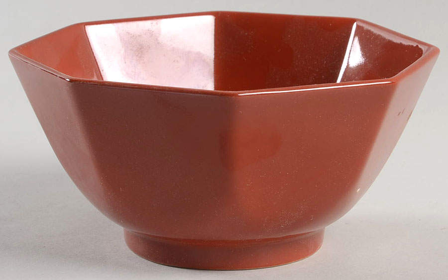Total Color Terracotta (Octagonal) 5" Octagonal Vegetable Bowl by Fitz & Floyd-1