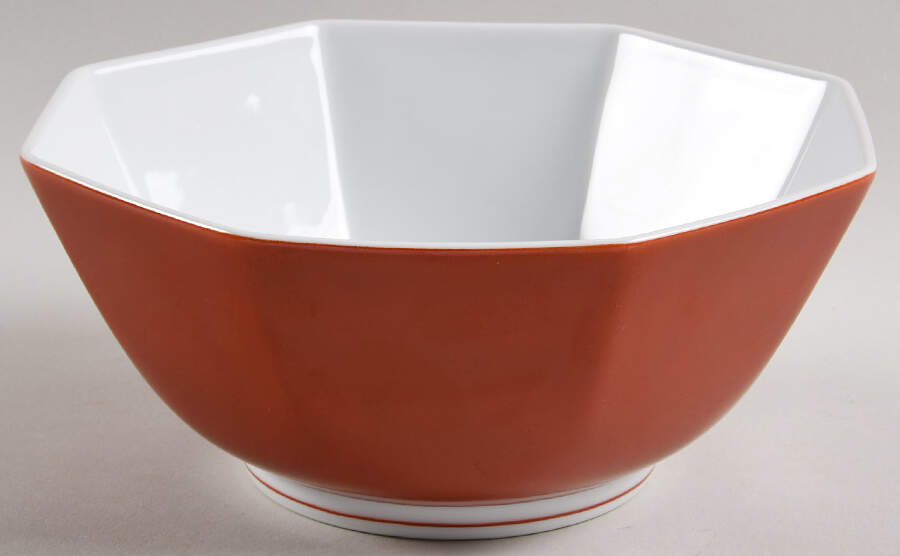 Total Color Terracotta (Octagonal) 6" Octagonal Vegetable Bowl by Fitz & Floyd-1