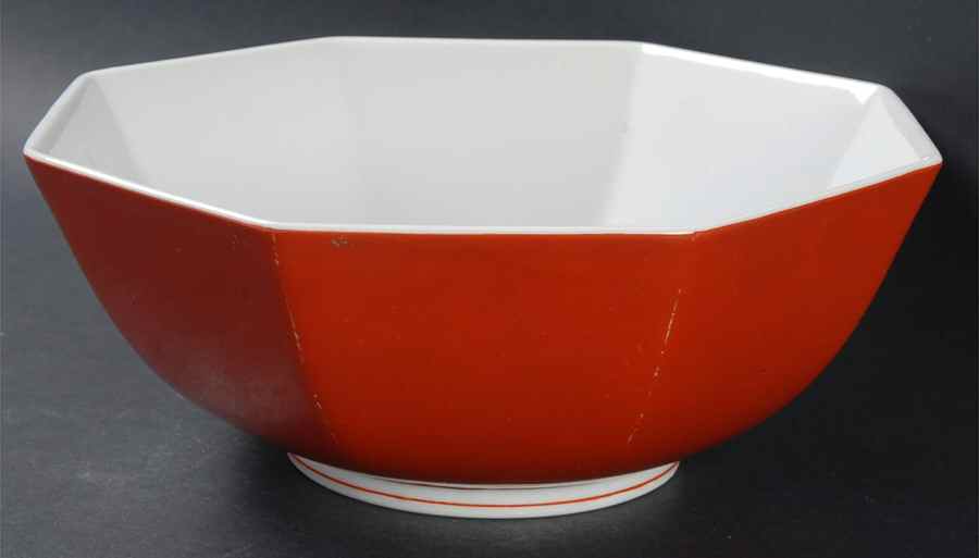 Total Color Terracotta (Octagonal) 8" Octagonal Vegetable Bowl by Fitz & Floyd-1