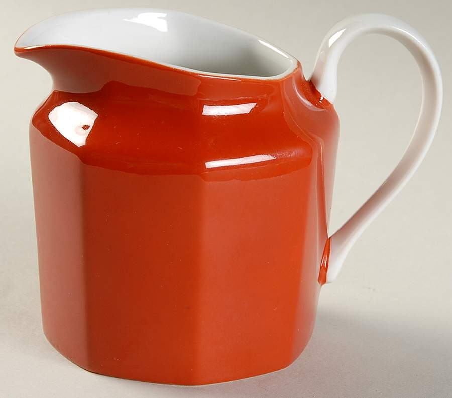 Total Color Terracotta (Octagonal) Creamer by Fitz & Floyd-1