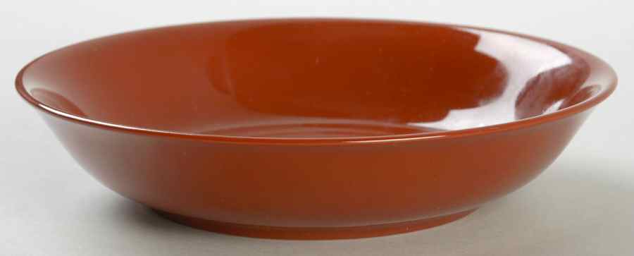 Total Color Terra Cotta (Round, Smooth) Fruit/Dessert (Sauce) Bowl by Fitz and Floyd-1