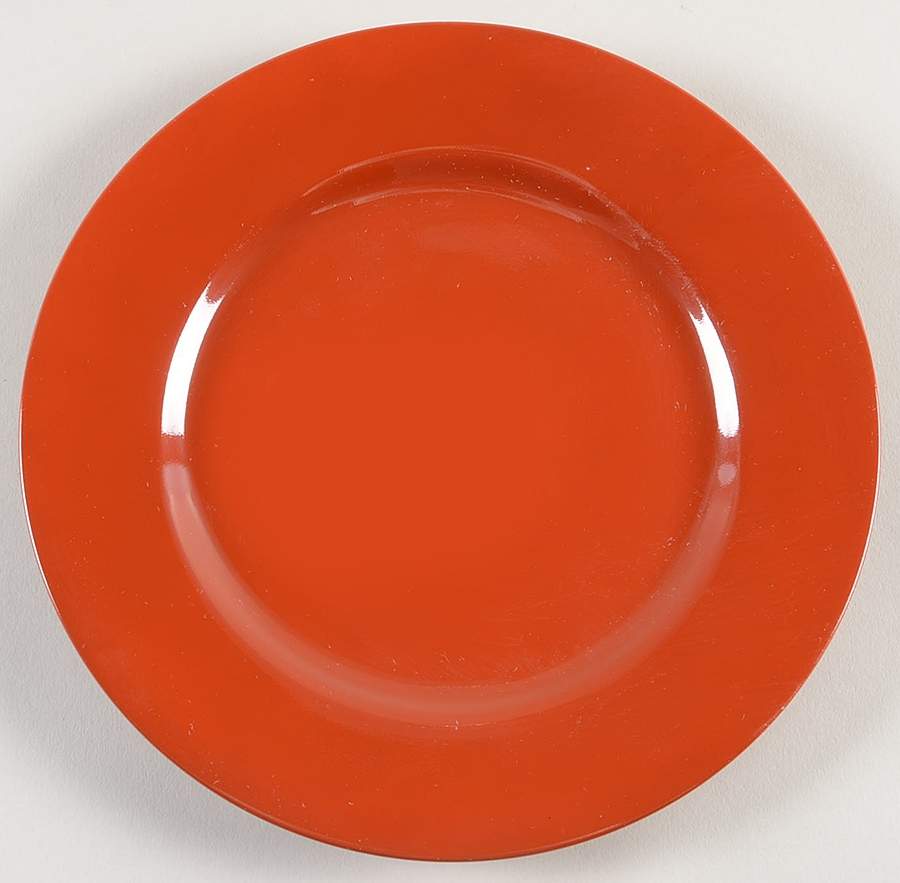 Total Color Terra Cotta (Round, Smooth) Salad Plate by Fitz and Floyd-1