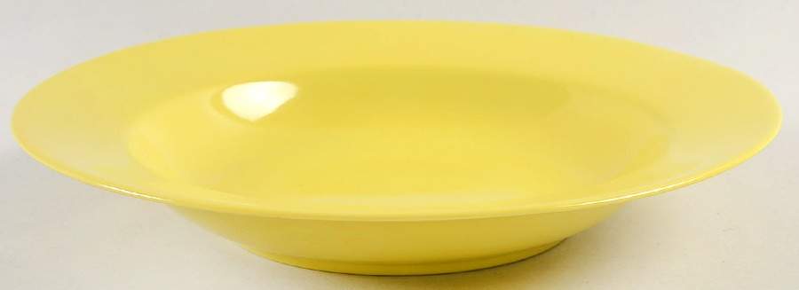 Total Color Yellow (Round, Smooth) Rim Soup Bowl by Fitz & Floyd-1