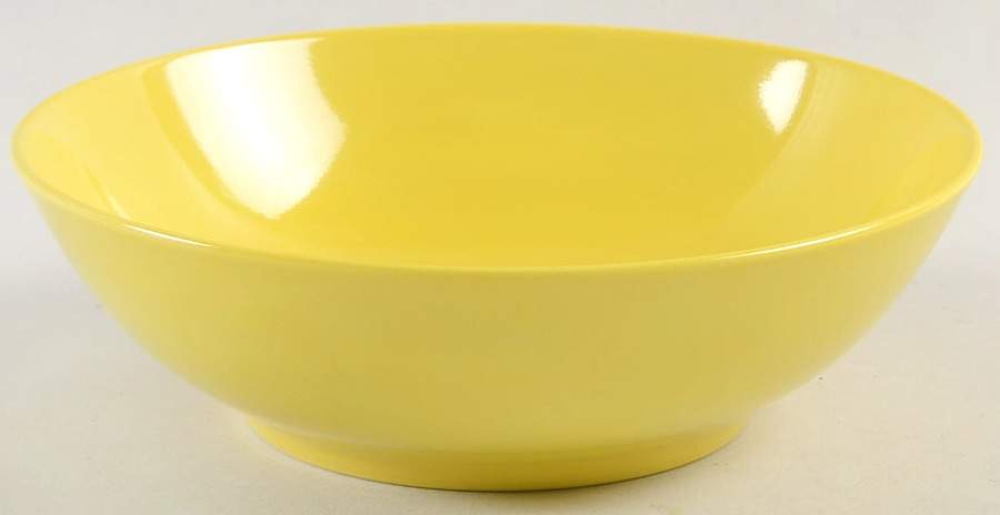 Total Color Yellow (Round, Smooth) Coupe Cereal Bowl by Fitz & Floyd-1