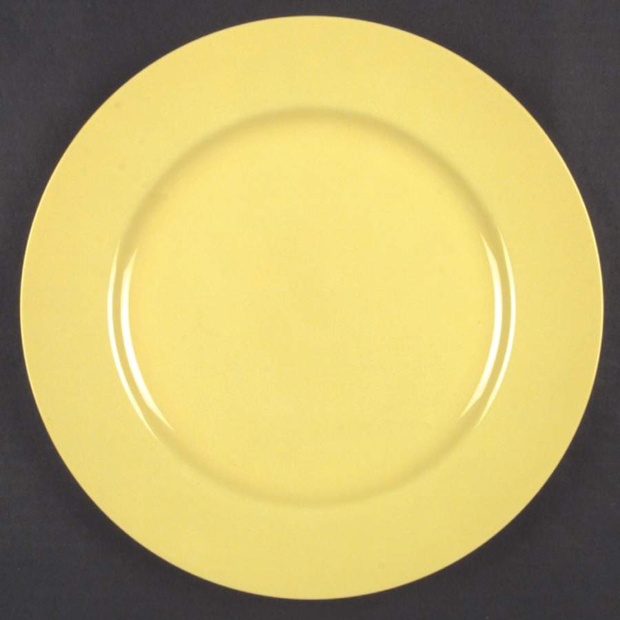 Total Color Yellow (Round, Smooth) Dinner Plate by Fitz & Floyd-1