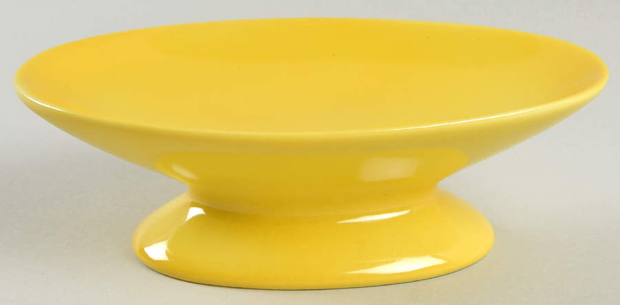 Total Color Yellow (Round, Smooth) Soap Dish by Fitz & Floyd-1