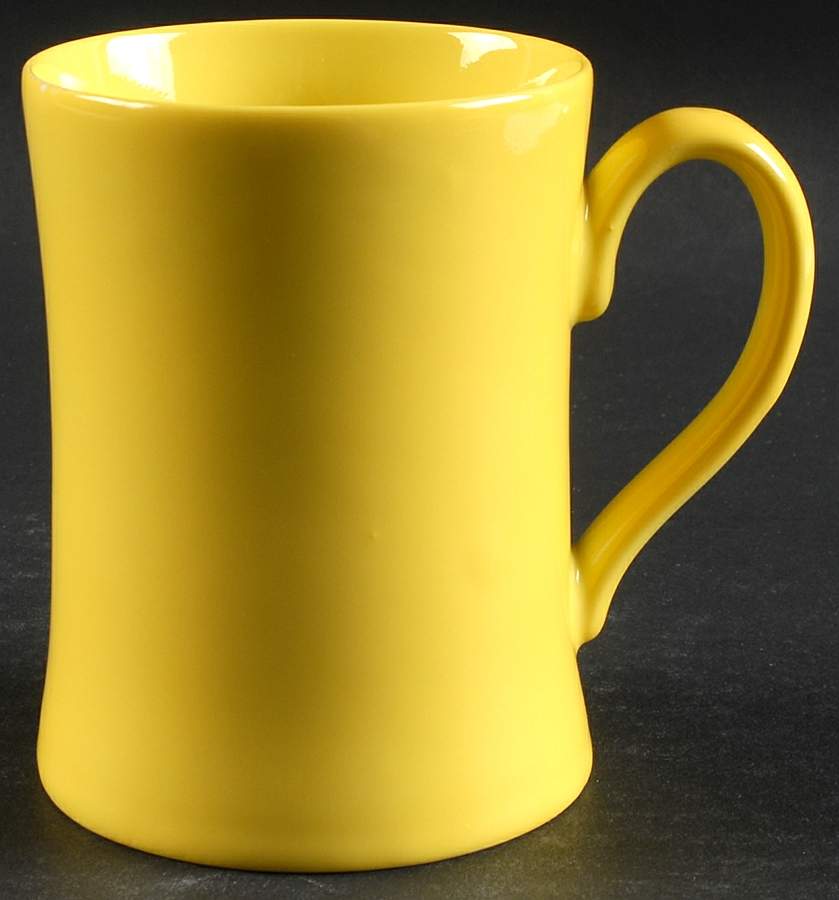Total Color Yellow (Round, Smooth) Mug by Fitz & Floyd-1