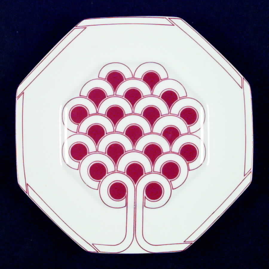 Topiary Terra Cotta Salad Plate by Fitz & Floyd-1