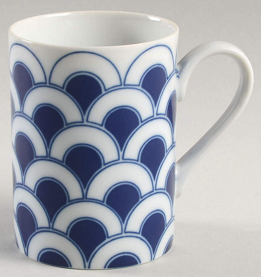 Topiary Blue Mug by Fitz & Floyd-1
