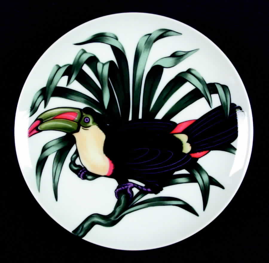 Toucan Salad Plate by Fitz & Floyd-1