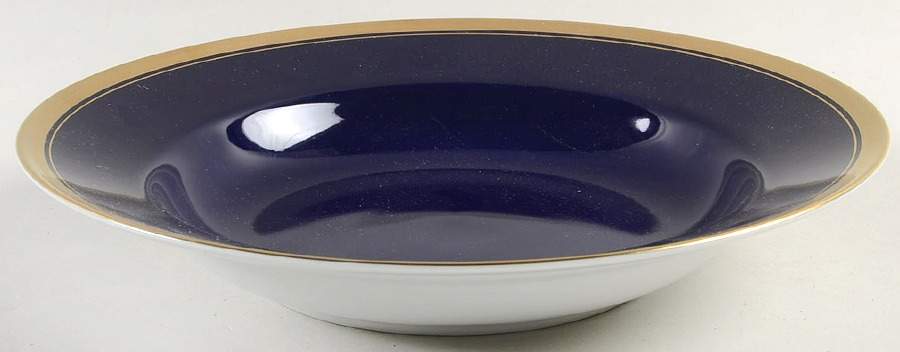 Trianon Bleu Large Rim Soup Bowl by Fitz & Floyd-1