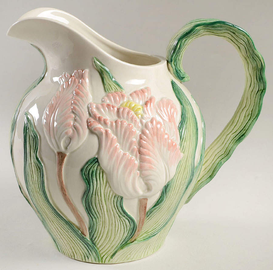Tulip Garden 80 Oz Pitcher by Fitz & Floyd-1