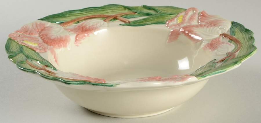 Tulip Garden Rim Soup Bowl by Fitz & Floyd-1