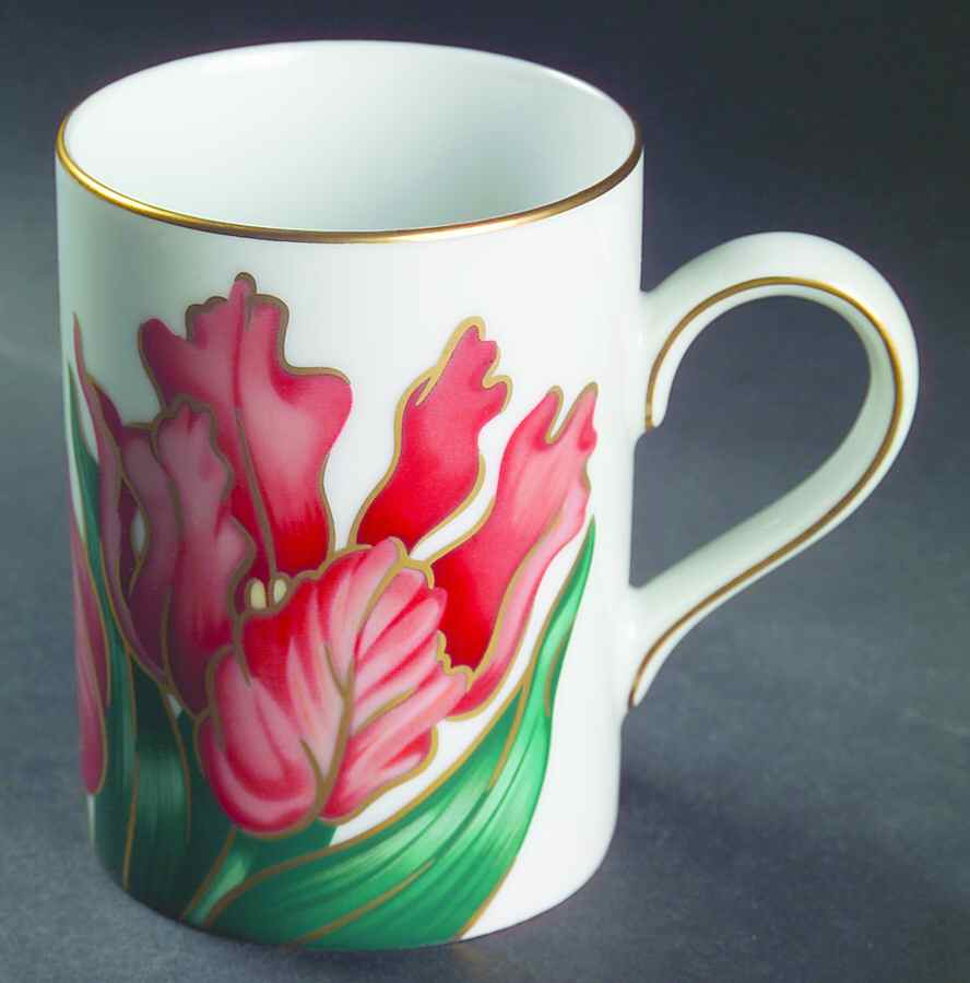 Tulipe Rouge Mug by Fitz & Floyd-1