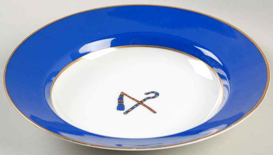 Tutankhamun Large Rim Soup Bowl by Fitz & Floyd-1
