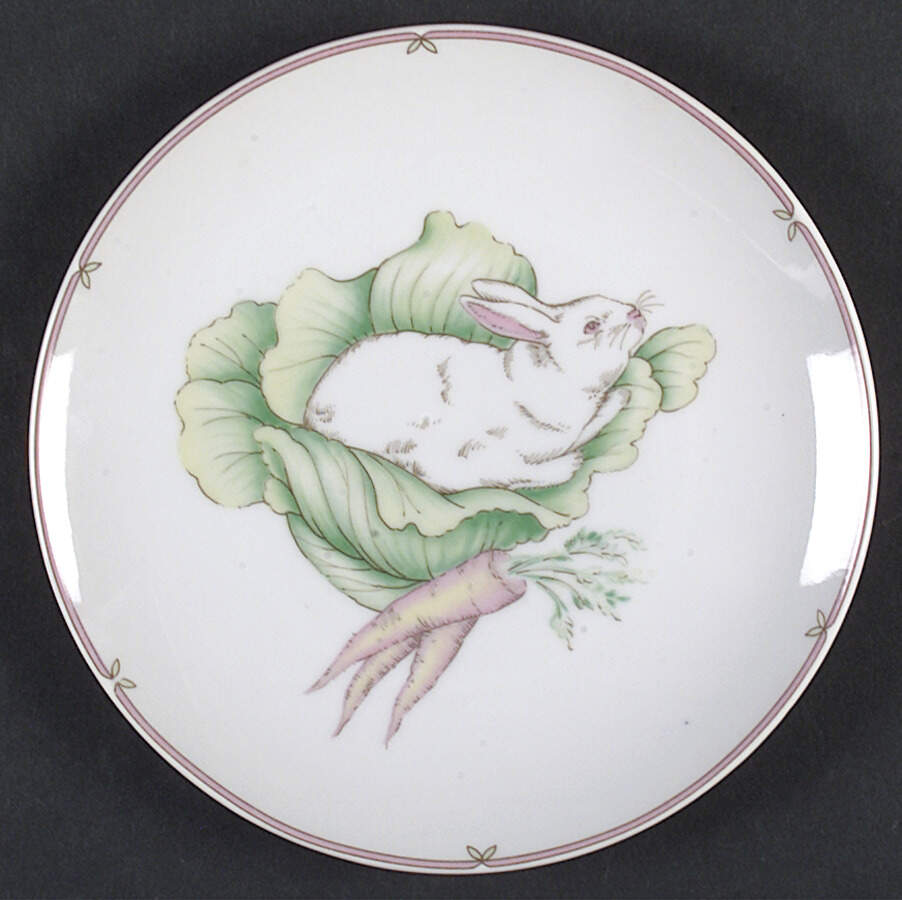 Variations (Rabbits) Salad Plate by Fitz & Floyd-1