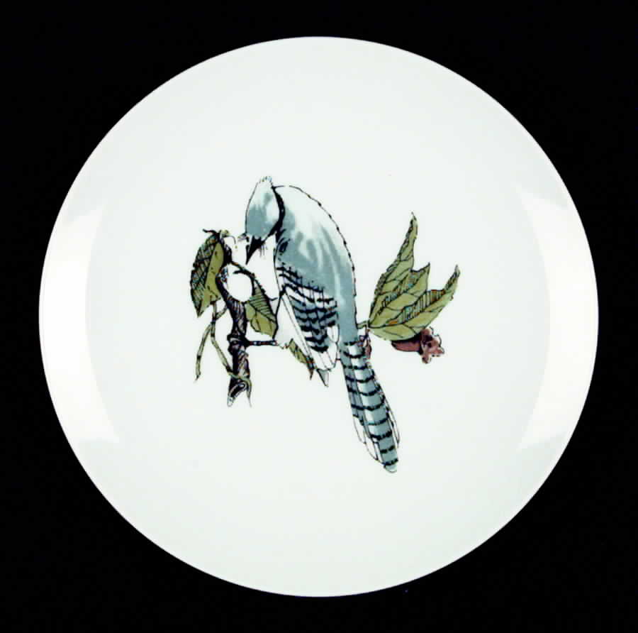 Variations Collector's Bird Salad Plate by Fitz & Floyd-1