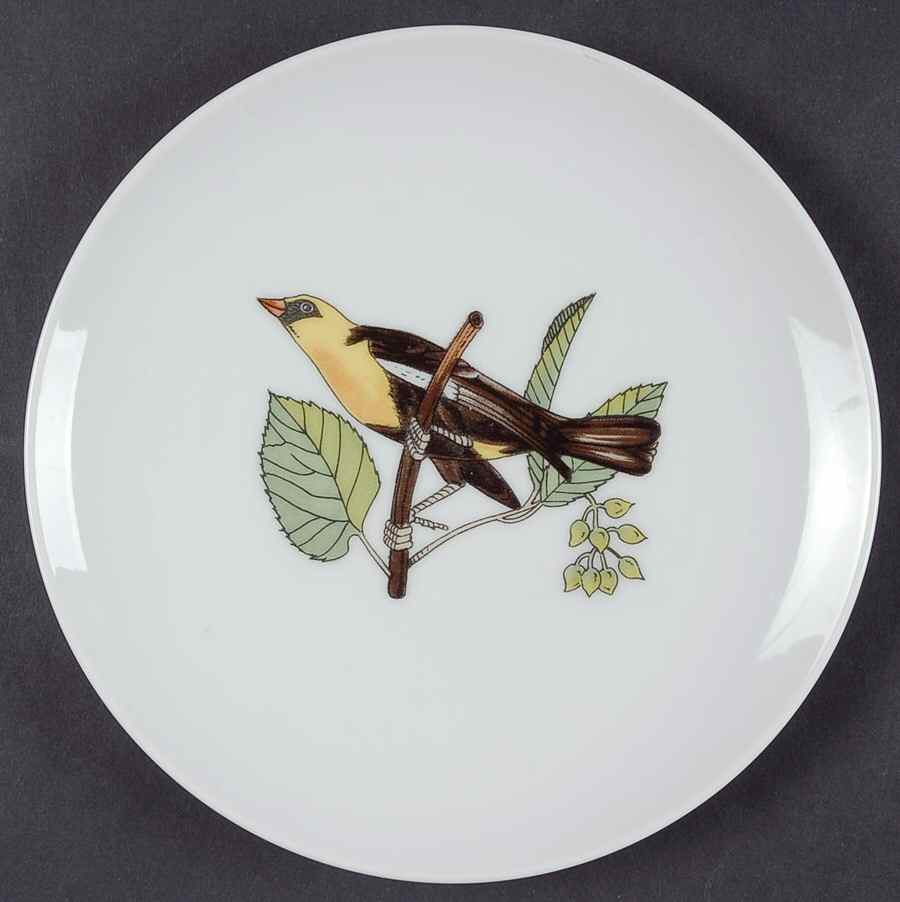 Variations Collector's Bird Salad Plate by Fitz & Floyd-1