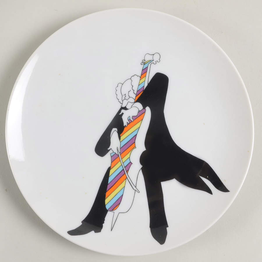 Variations (Musicians) Salad Plate by Fitz & Floyd-1