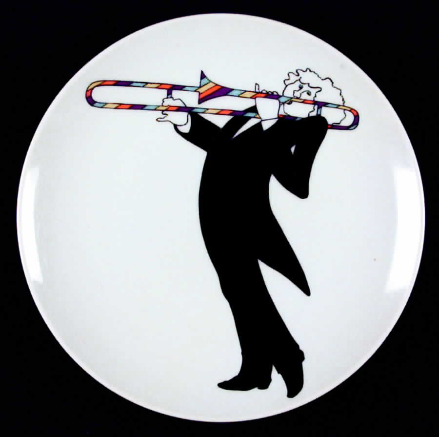 Variations (Musicians) Salad Plate by Fitz & Floyd-1
