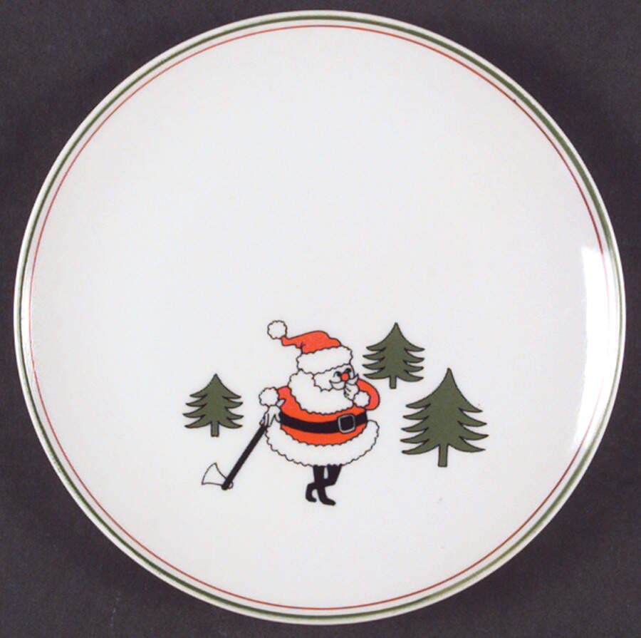 Variations (Christmas) Salad Plate by Fitz & Floyd-1