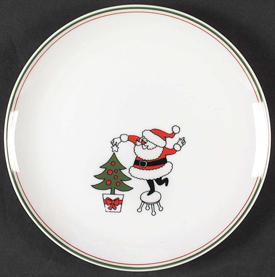 Variations (Christmas) Salad Plate by Fitz & Floyd-1
